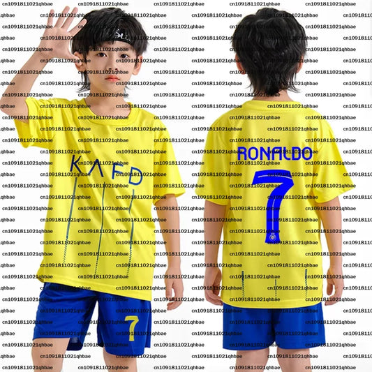 Cristiano Ronaldo Football Jersey Set Children's and Adult