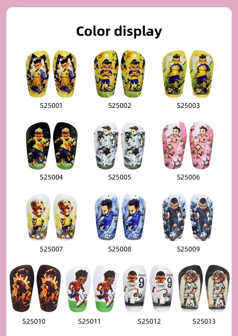 Messi, Yamal, Ronaldo, Vini Jr, Bellingham and more Football Shin Guards